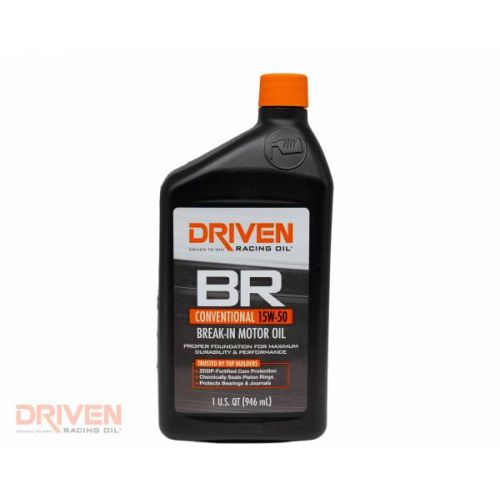 Driven 00106 BR 15W-50 Conventional Break-In Oil 