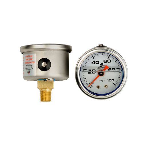 15633 Aeromotive 0-100 PSI Fuel Pressure Gauge