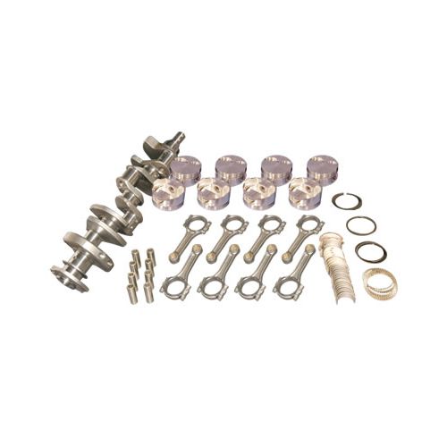 Eagle 13208L SB Chevy 350 Street Strip Rotating Assembly 9.9 Keith Black Flat Top Claimer Pistons 1pc Seal
