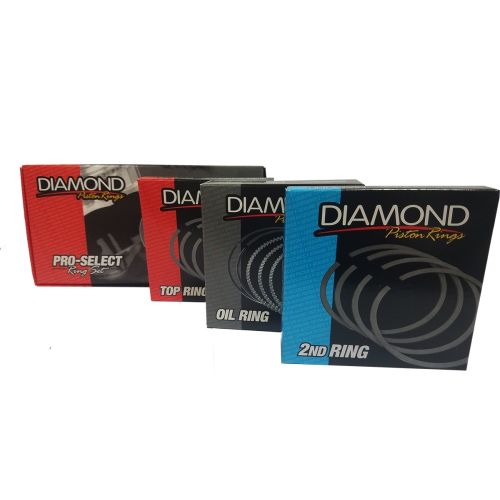 09714250-R1 Diamond Black Diamond Piston Rings 4.250 Bore 1/16 1/16 4.0mm