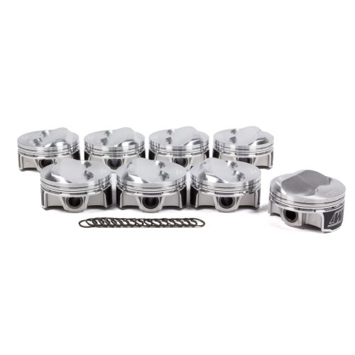 K0127B3 Wiseco "Lil Quick 16" Dome Pistons 13.3:1, SB Chevy 350, 4.030 Bore, 23 Degree Hollow Dome 