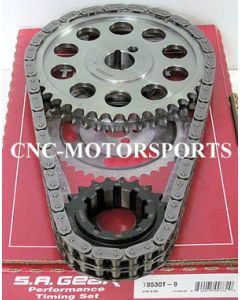 78530T-9R SA GEAR BILLET STEEL 250 ROLLER TIMING CHAIN SET - 9 KEYWAY WITH ROLLER THRUST BEARING