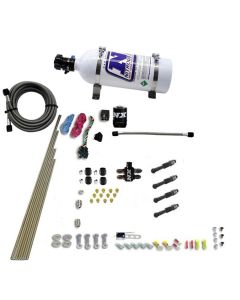 NXS 93046-05 DRY DIRECT PORT NITROUS SYSTEM. 4 CYLINDER W/ 5LB BOTTLE