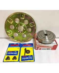 SB Chevy 350 Harmonic Balancer Flexplate Combo Kit - Internal/External Balance, 168 Tooth, 1 Piece Seal