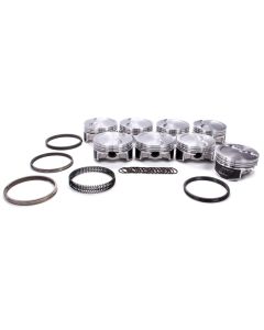 K0071A125 Wiseco 400 23 Degree Blower / Turbo Dish Pistons 8.5:1, SB Chevy 415, 4.125 Bore